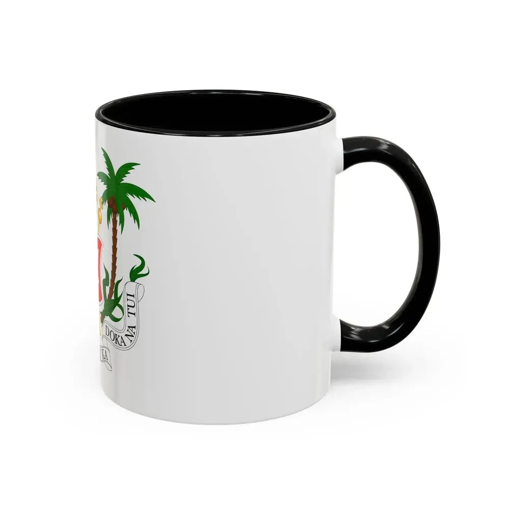 Coat of arms of the Kingdom of Fiji (1871-1874) - Accent Coffee Mug - Go Mug Yourself