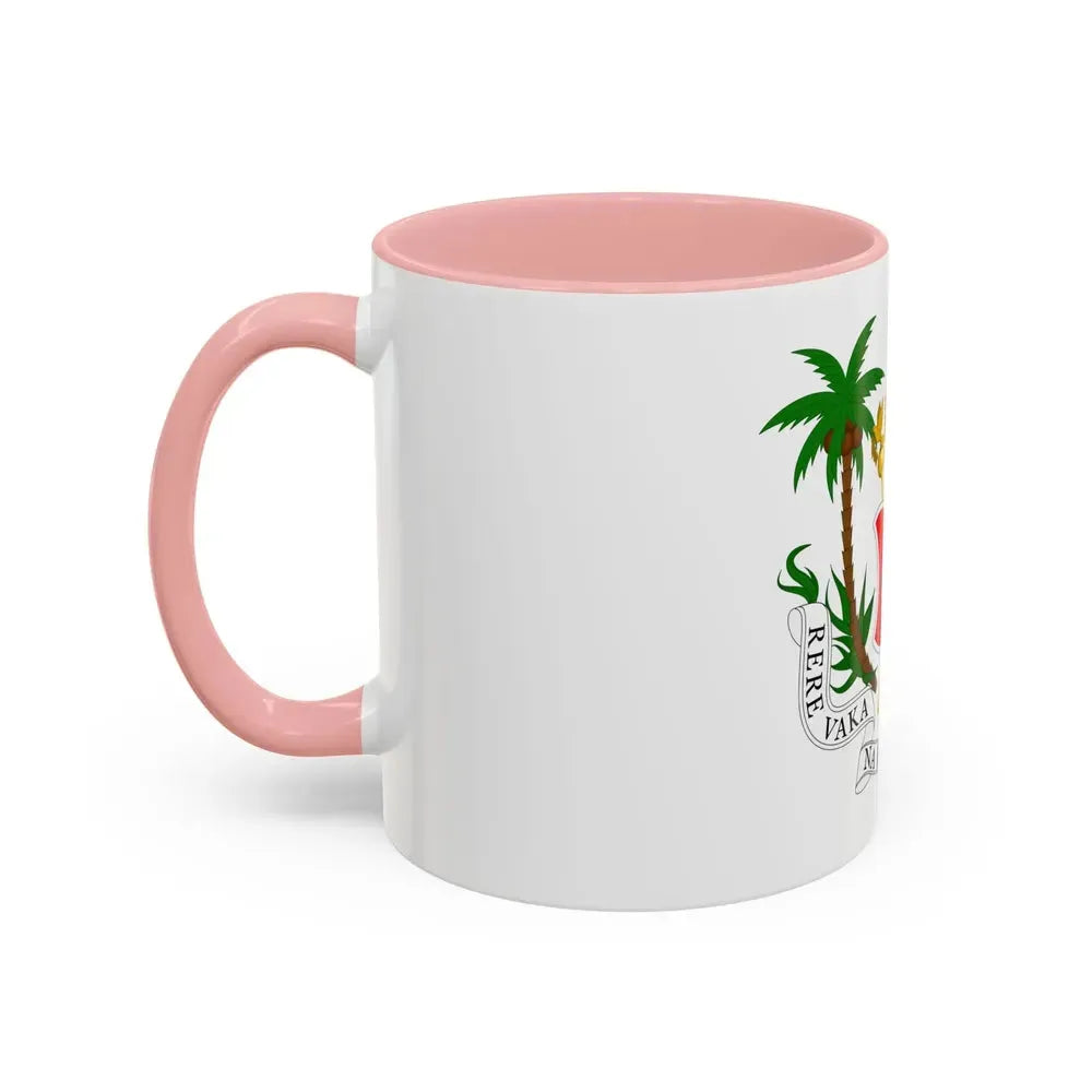Coat of arms of the Kingdom of Fiji (1871-1874) - Accent Coffee Mug - Go Mug Yourself