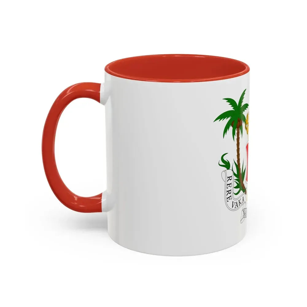 Coat of arms of the Kingdom of Fiji (1871-1874) - Accent Coffee Mug - Go Mug Yourself