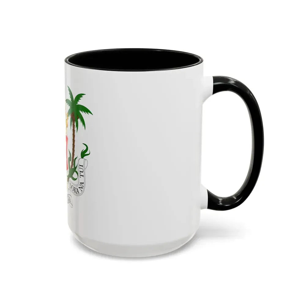 Coat of arms of the Kingdom of Fiji (1871-1874) - Accent Coffee Mug - Go Mug Yourself