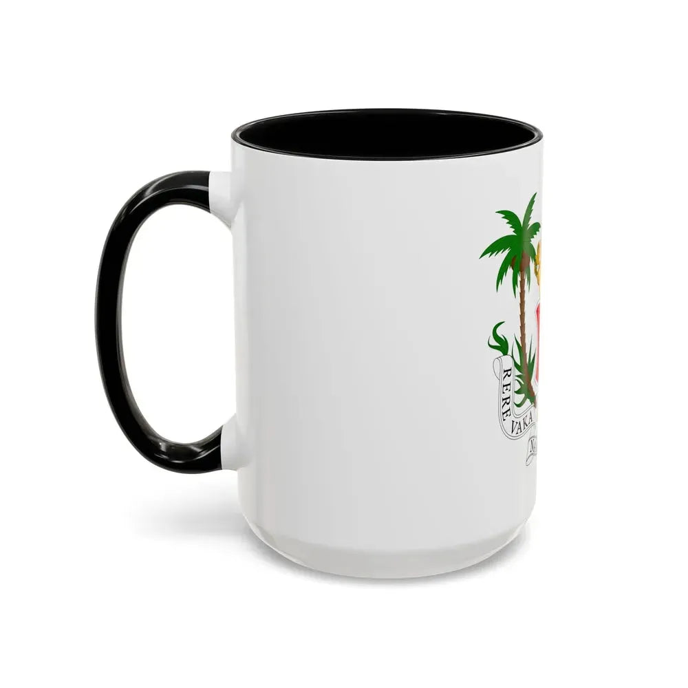Coat of arms of the Kingdom of Fiji (1871-1874) - Accent Coffee Mug - Go Mug Yourself