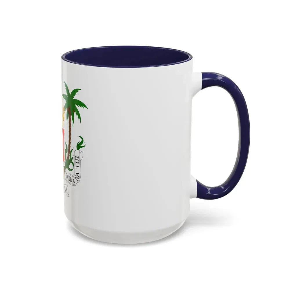 Coat of arms of the Kingdom of Fiji (1871-1874) - Accent Coffee Mug - Go Mug Yourself