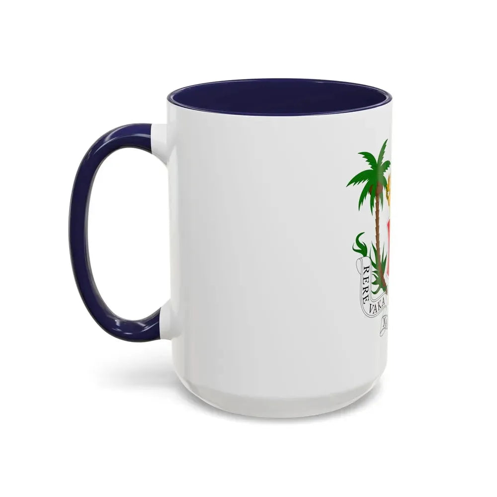 Coat of arms of the Kingdom of Fiji (1871-1874) - Accent Coffee Mug - Go Mug Yourself