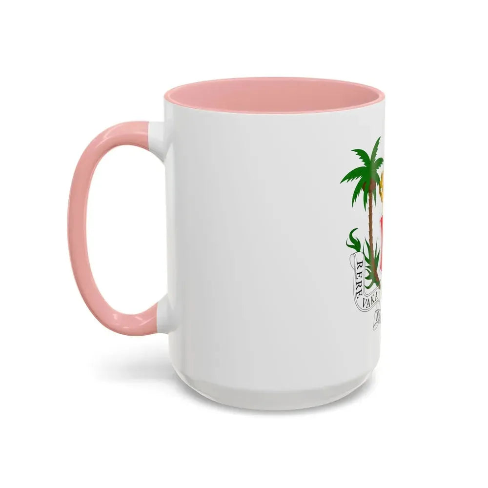 Coat of arms of the Kingdom of Fiji (1871-1874) - Accent Coffee Mug - Go Mug Yourself