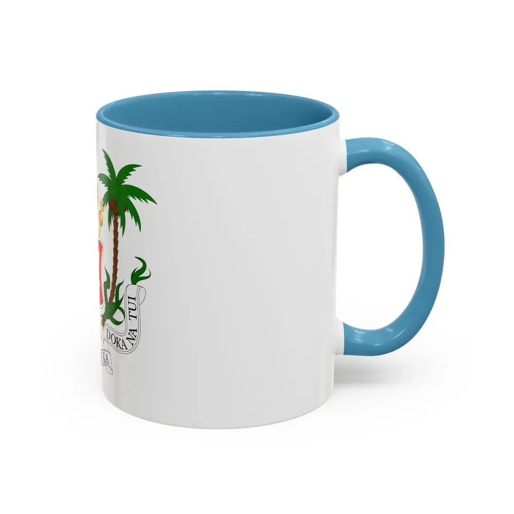 Coat of arms of the Kingdom of Fiji (1871-1874) - Accent Coffee Mug - Go Mug Yourself