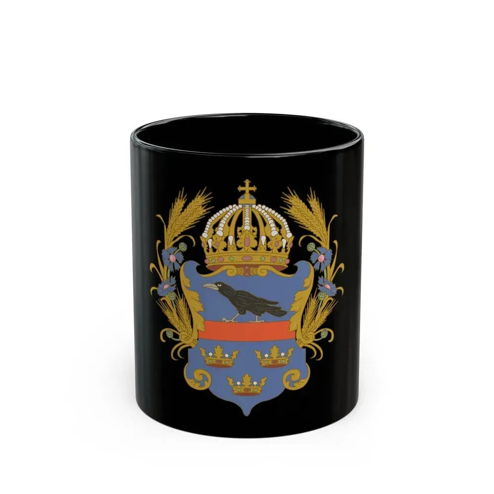 Coat of arms of the Kingdom of Galicia and Lodomeria - Black Coffee Mug 11oz - Go Mug Yourself