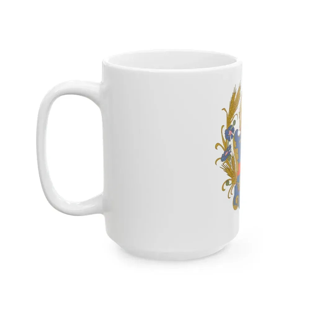 Coat of arms of the Kingdom of Galicia and Lodomeria - White Coffee Mug - Go Mug Yourself