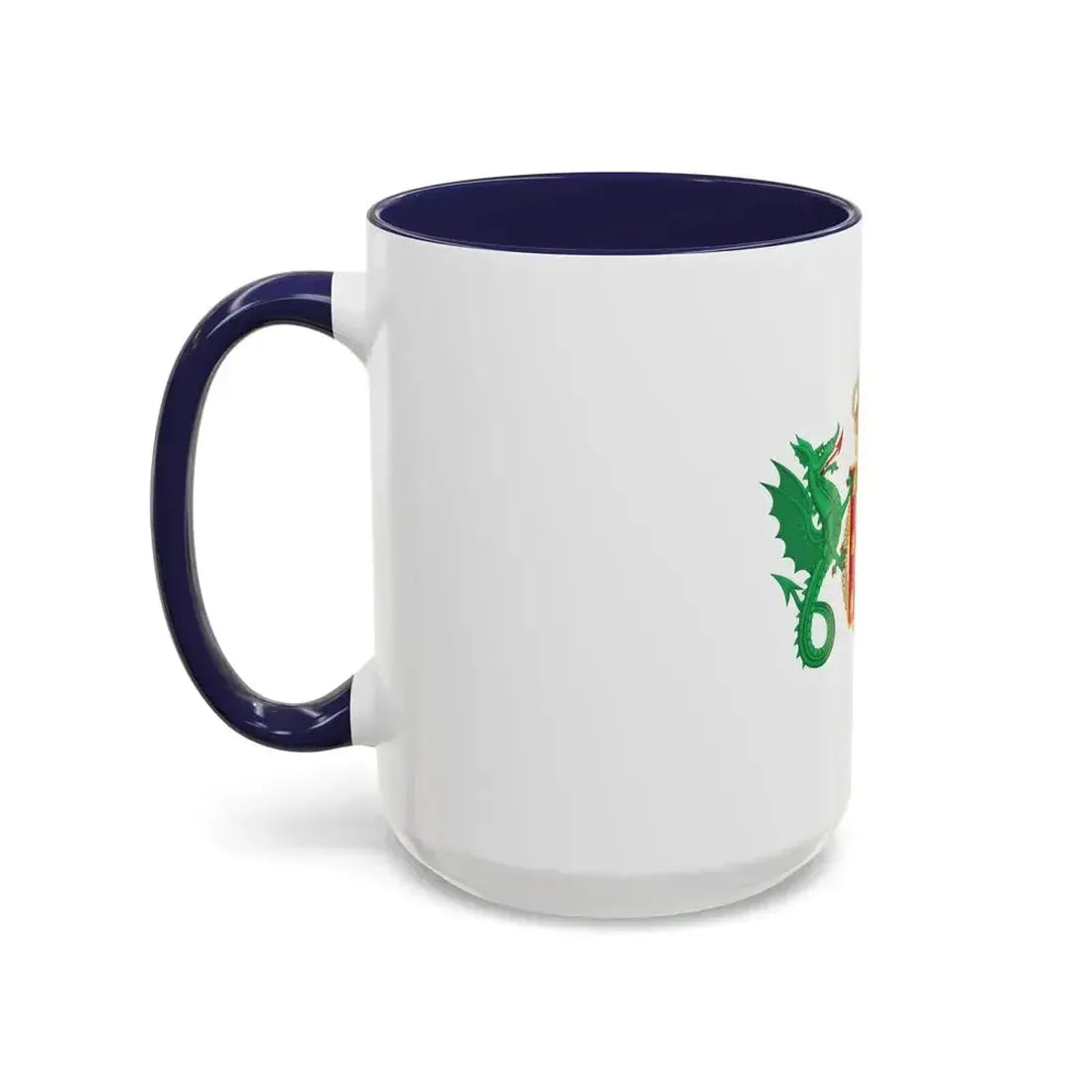 Coat of Arms of the Kingdom of Portugal 1640-1910 - Accent Coffee Mug - Go Mug Yourself