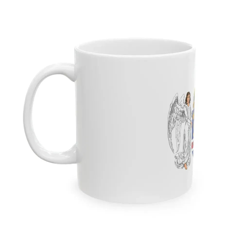 Coat of arms of the Lands of the Holy Hungarian Crown (1896-1915) - White Coffee Mug - Go Mug Yourself