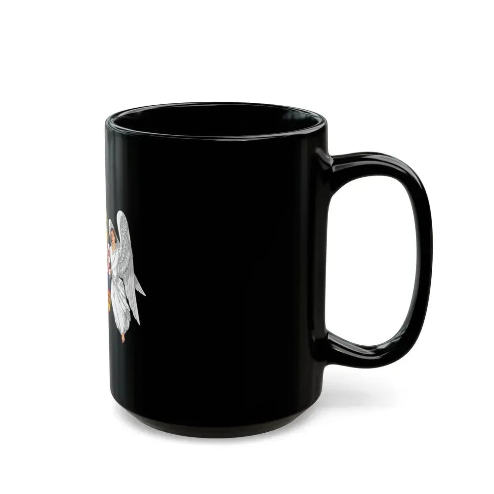 Coat of arms of the Lands of the Holy Hungarian Crown (1915-1918, 1919-1946) - Black Coffee Mug - Go Mug Yourself