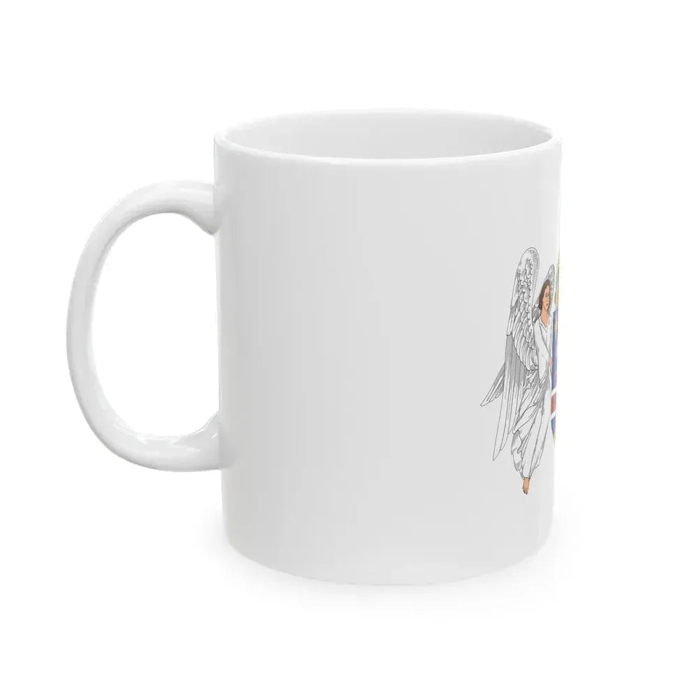 Coat of arms of the Lands of the Holy Hungarian Crown (1915-1918, 1919-1946) - White Coffee Mug - Go Mug Yourself