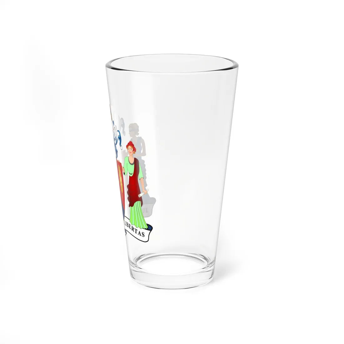 Coat of arms of the Law Institute of Victoria (Australia) (Coat of Arms) Pint Glass 16oz - Go Mug Yourself