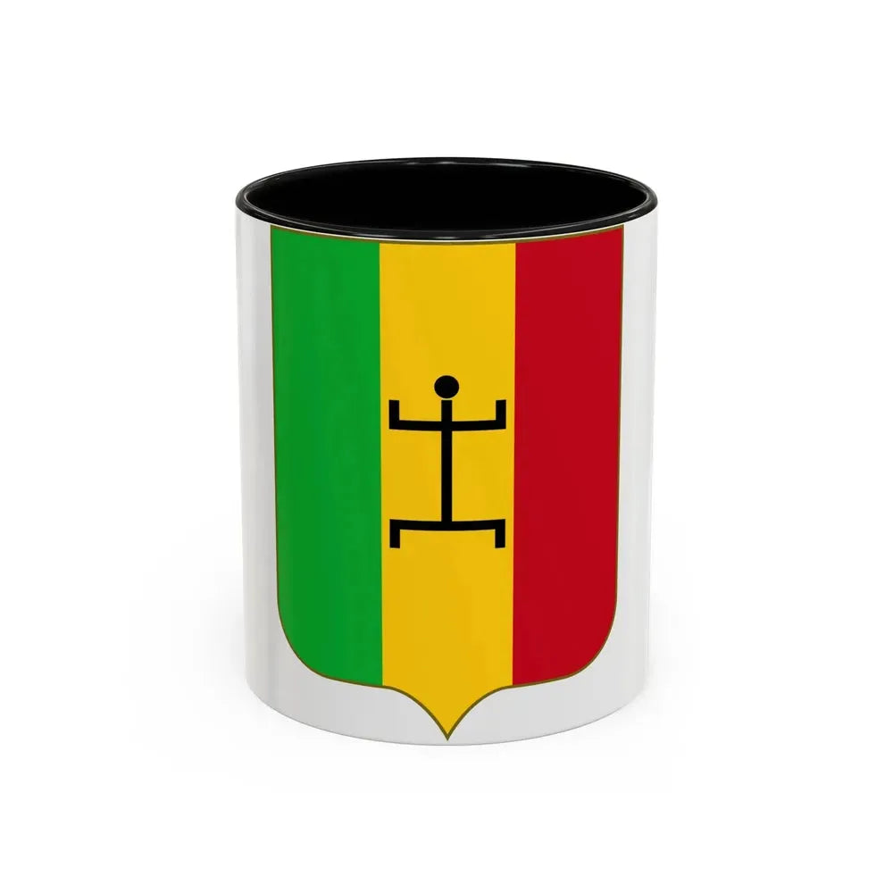 Coat of arms of the Mali Federation - Accent Coffee Mug 11oz Black - Go Mug Yourself
