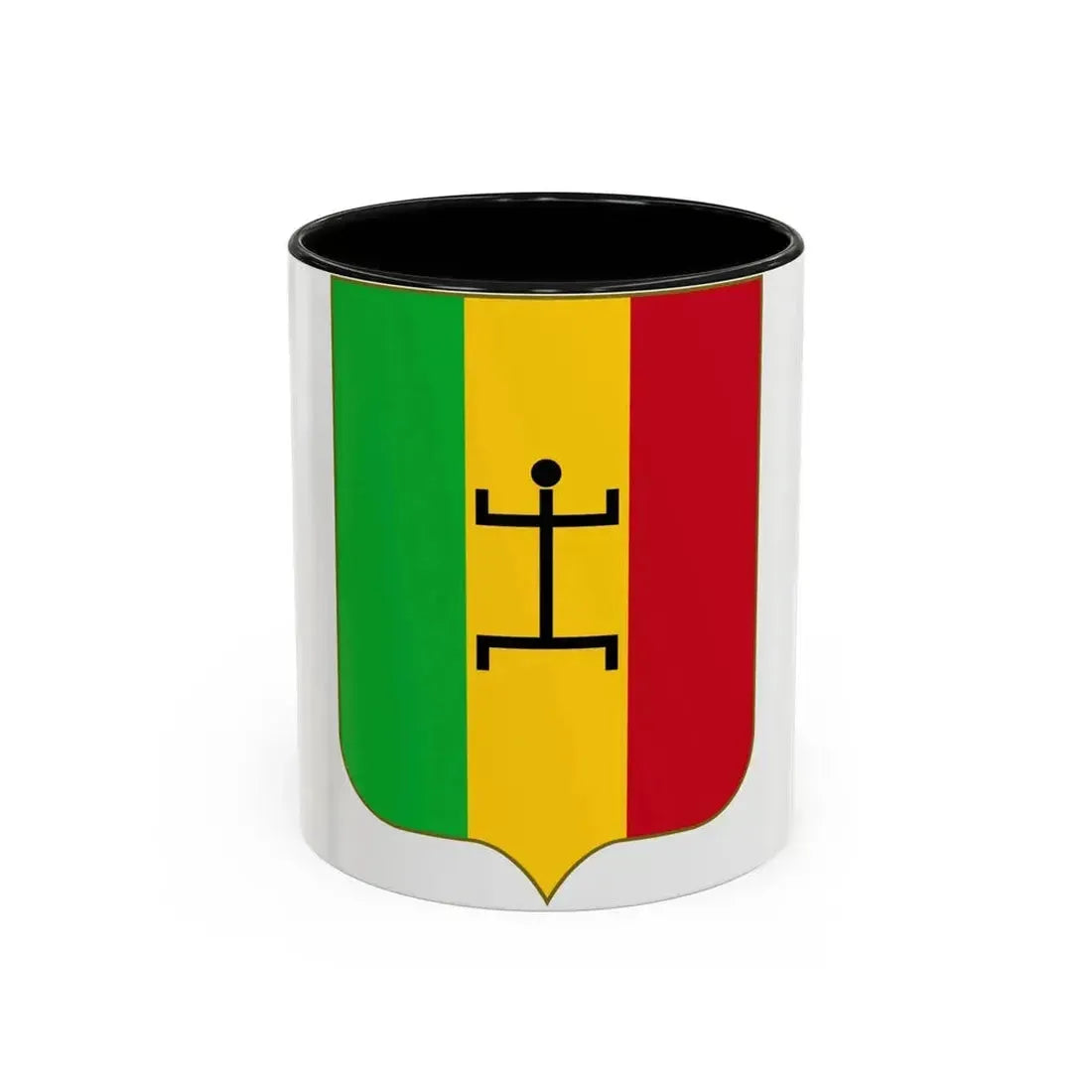 Coat of arms of the Mali Federation - Accent Coffee Mug 11oz Black - Go Mug Yourself