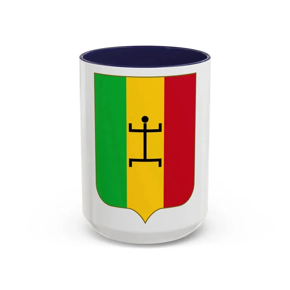 Coat of arms of the Mali Federation - Accent Coffee Mug 15oz Navy - Go Mug Yourself