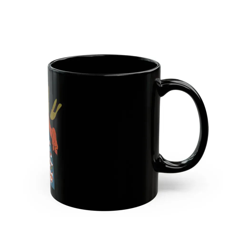 Coat of arms of the Margraviate of Moravia (Wenceslaus II) - Black Coffee Mug - Go Mug Yourself