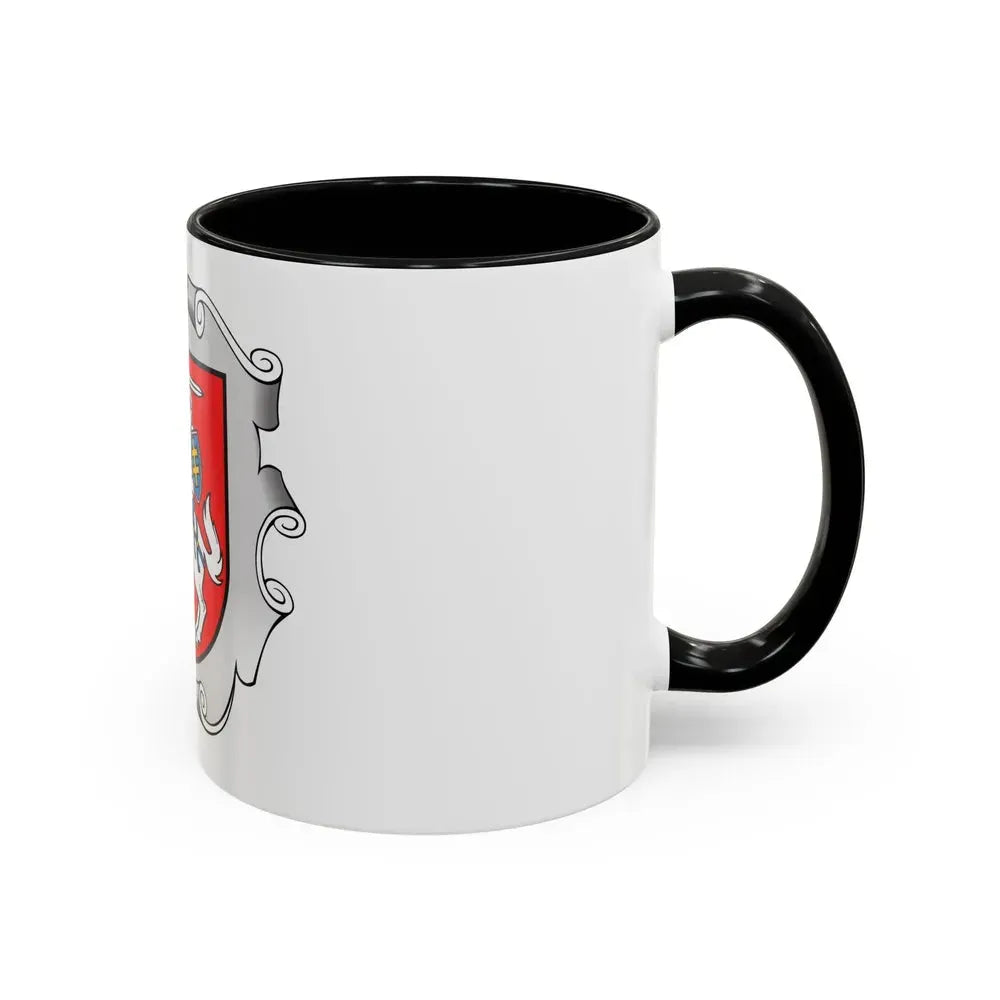 Coat of arms of the Ministry of the Interior of Lithuania - Accent Coffee Mug - Go Mug Yourself