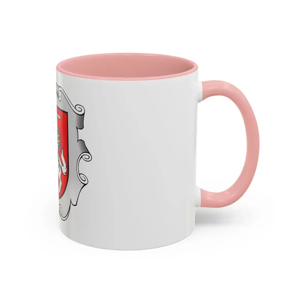 Coat of arms of the Ministry of the Interior of Lithuania - Accent Coffee Mug - Go Mug Yourself