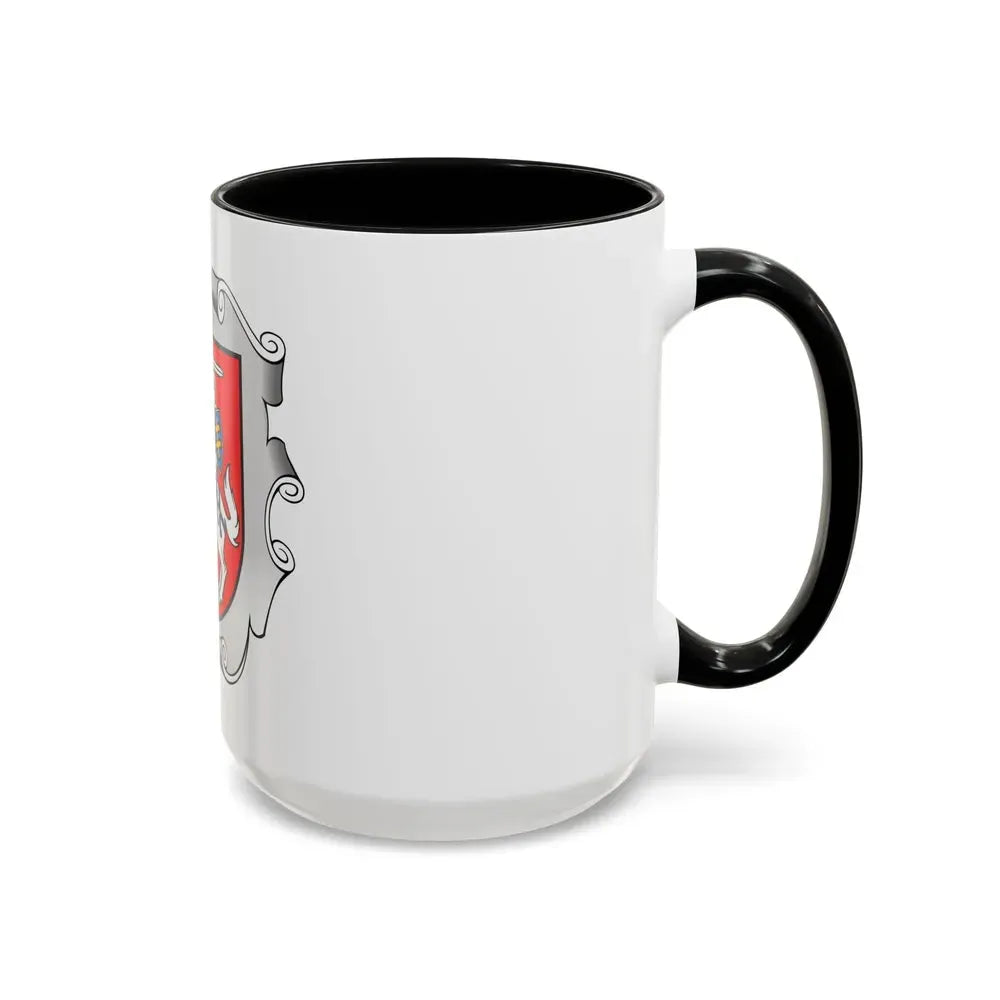 Coat of arms of the Ministry of the Interior of Lithuania - Accent Coffee Mug - Go Mug Yourself