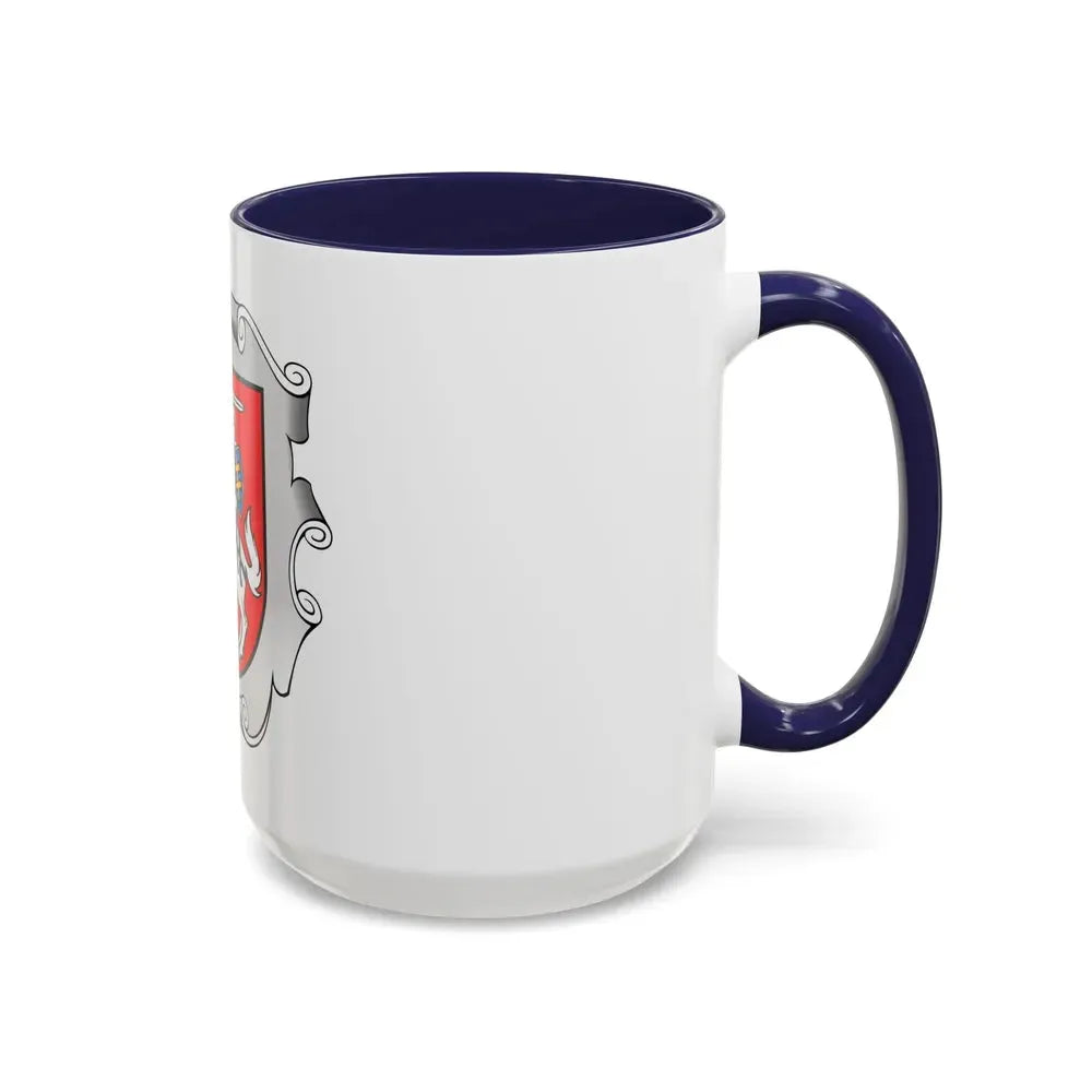 Coat of arms of the Ministry of the Interior of Lithuania - Accent Coffee Mug - Go Mug Yourself