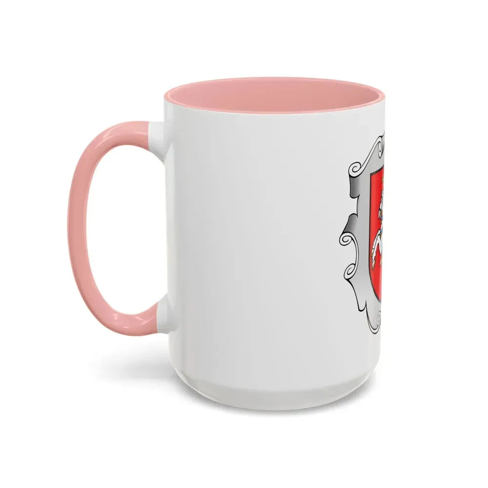 Coat of arms of the Ministry of the Interior of Lithuania - Accent Coffee Mug - Go Mug Yourself