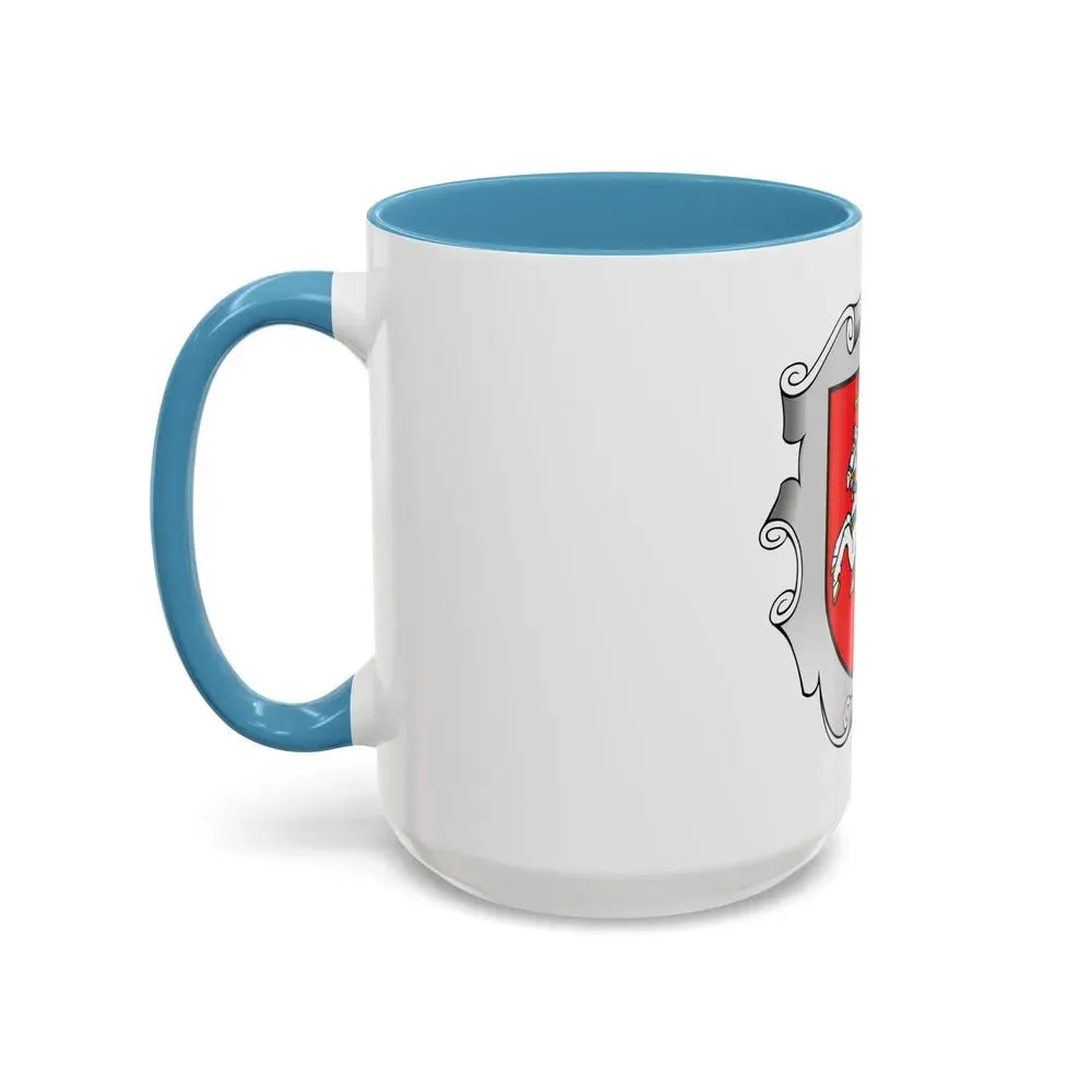 Coat of arms of the Ministry of the Interior of Lithuania - Accent Coffee Mug - Go Mug Yourself