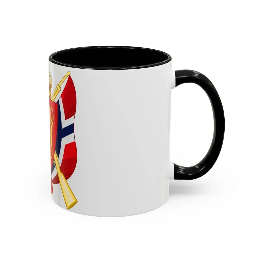 Coat of arms of the National Rifle Association of Norway - Accent Coffee Mug - Go Mug Yourself