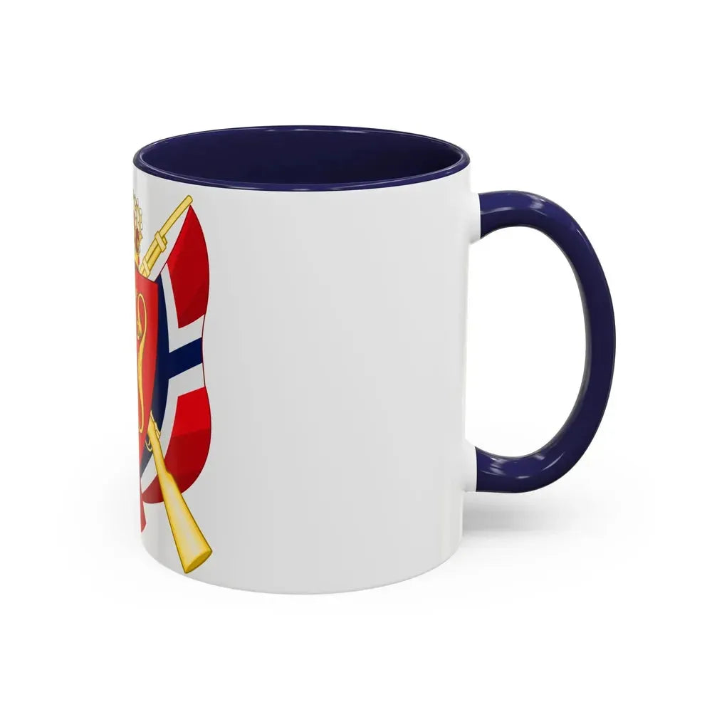 Coat of arms of the National Rifle Association of Norway - Accent Coffee Mug - Go Mug Yourself