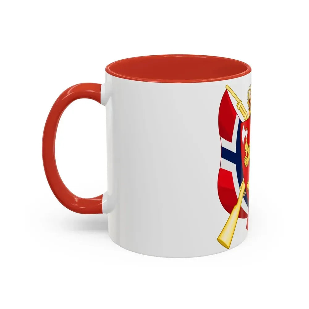 Coat of arms of the National Rifle Association of Norway - Accent Coffee Mug - Go Mug Yourself