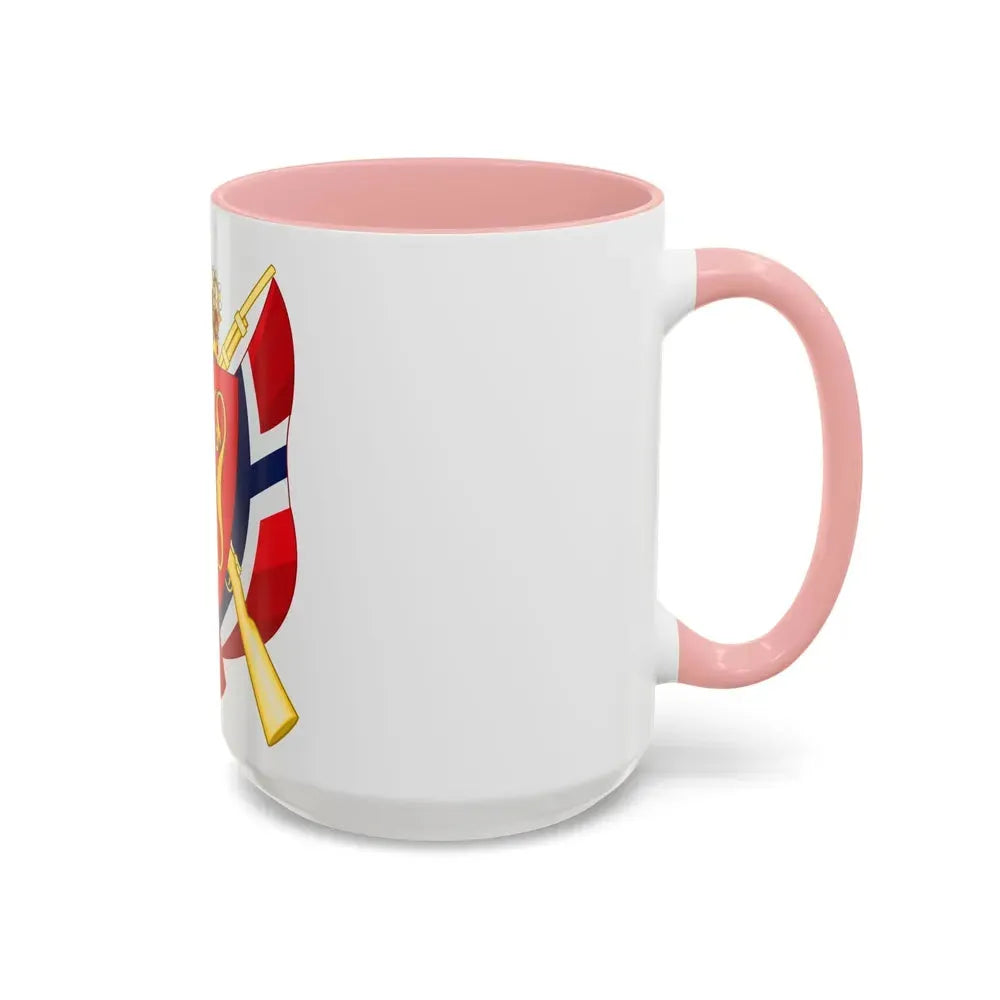 Coat of arms of the National Rifle Association of Norway - Accent Coffee Mug - Go Mug Yourself