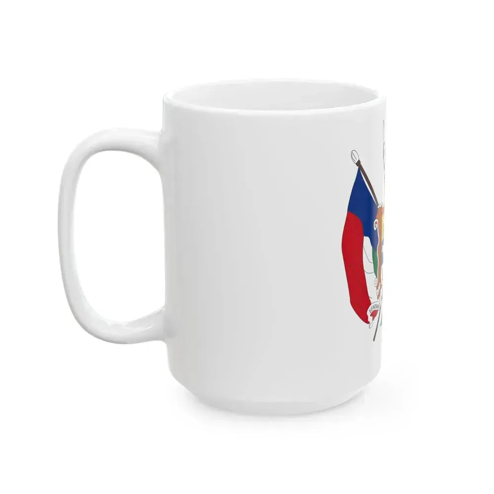 Coat of arms of the Nieuwe Republiek - White Coffee Mug - Go Mug Yourself