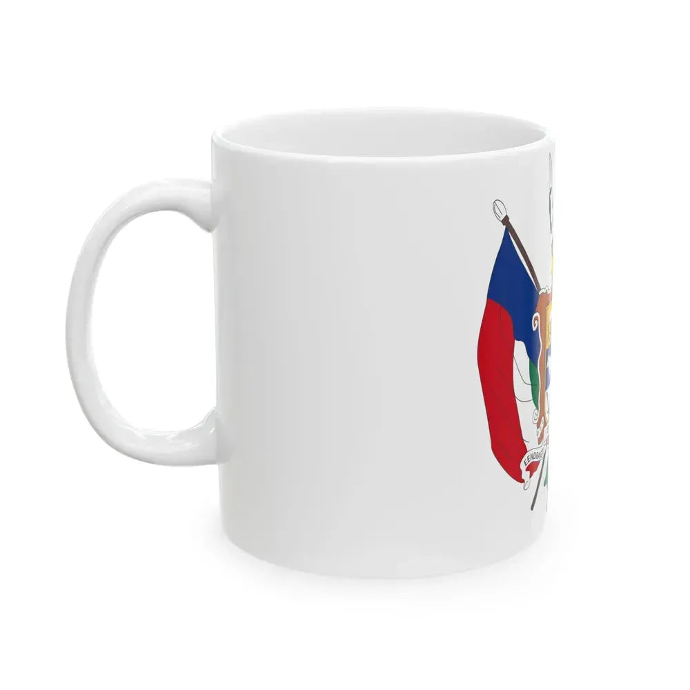 Coat of arms of the Nieuwe Republiek - White Coffee Mug - Go Mug Yourself