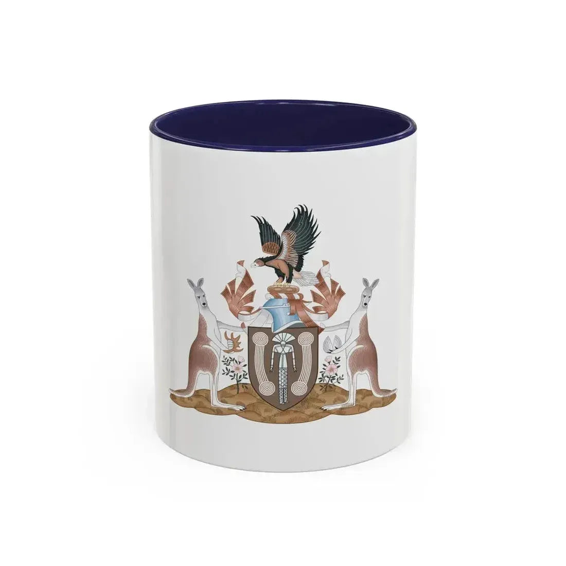 Coat of arms of the Northern Territory - Accent Coffee Mug 11oz Navy - Go Mug Yourself