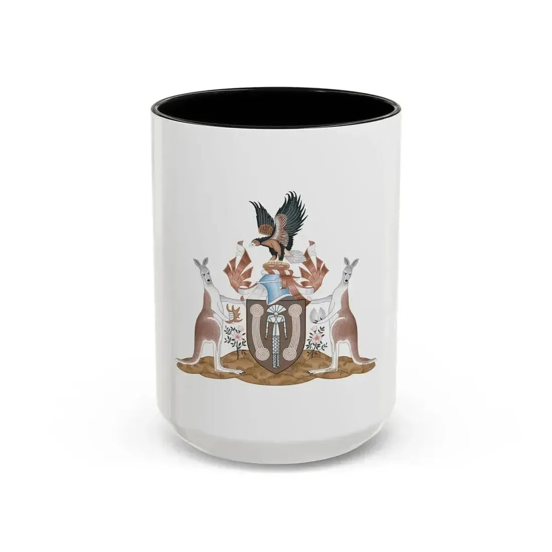 Coat of arms of the Northern Territory - Accent Coffee Mug 15oz Black - Go Mug Yourself