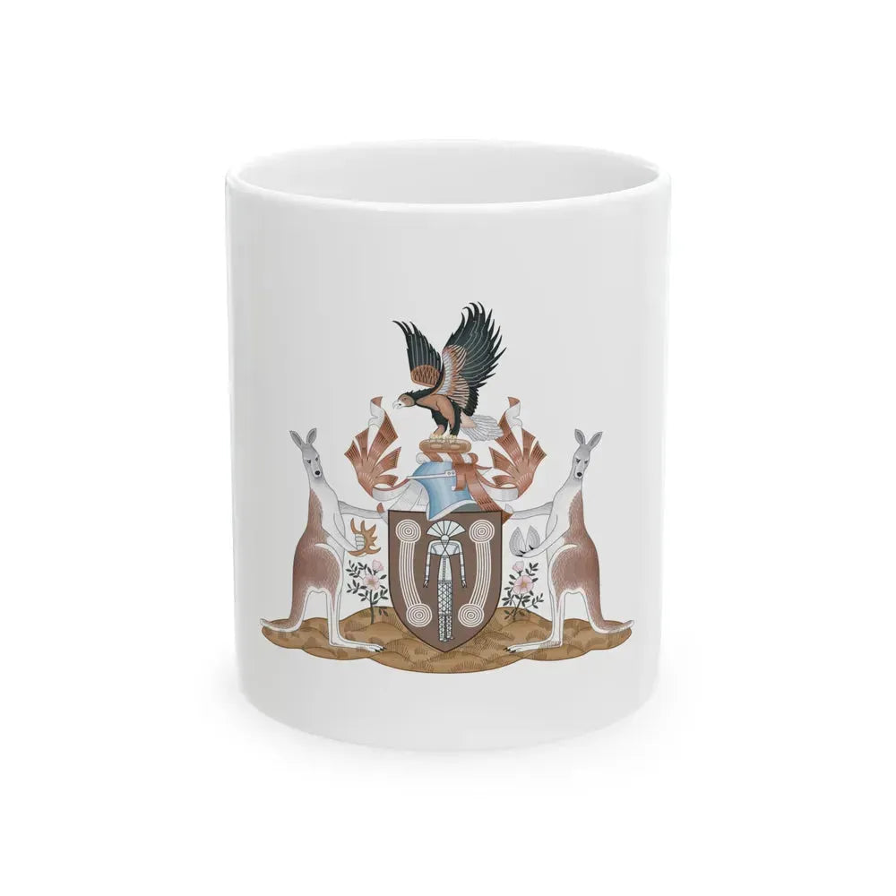 Coat of arms of the Northern Territory - White Coffee Mug 11oz - Go Mug Yourself