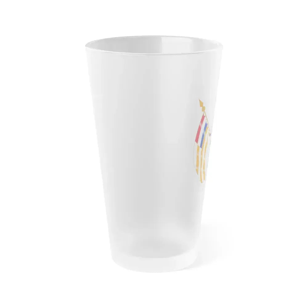 Coat of arms of the Orange Free State - Frosted Pint Glass 16oz - Go Mug Yourself