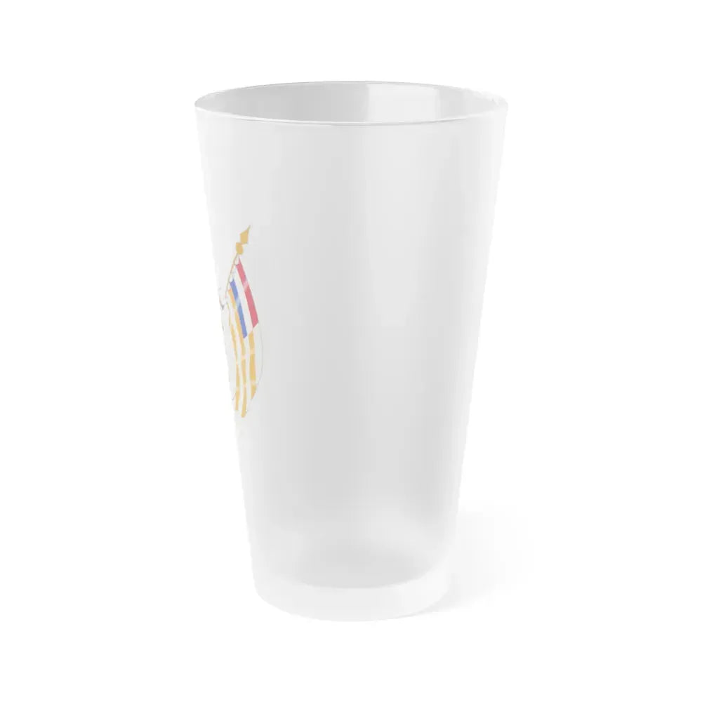 Coat of arms of the Orange Free State - Frosted Pint Glass 16oz - Go Mug Yourself