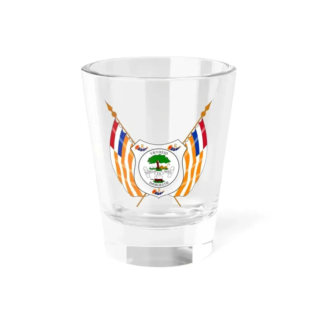 Coat of arms of the Orange Free State - Shot Glass 1.5oz 1.5oz - Go Mug Yourself
