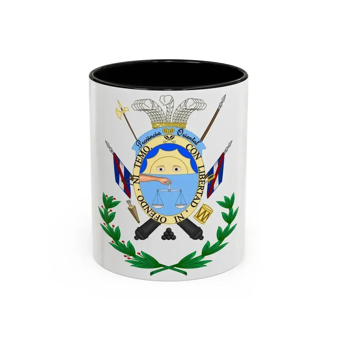 Coat of Arms of the Oriental Province - Accent Coffee Mug 11oz Black - Go Mug Yourself