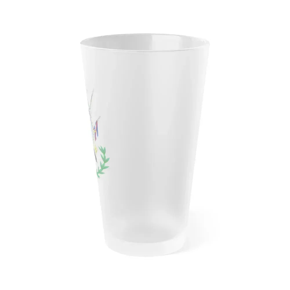 Coat of Arms of the Oriental Province - Frosted Pint Glass 16oz - Go Mug Yourself