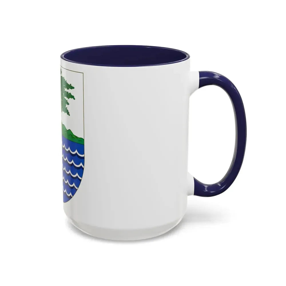 Coat of Arms of the Portuguese and Spanish Guinea - Accent Coffee Mug - Go Mug Yourself