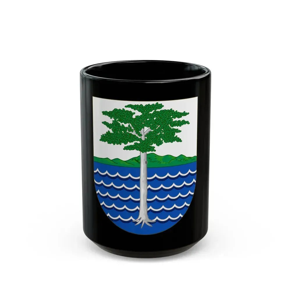 Coat of Arms of the Portuguese and Spanish Guinea - Black Coffee Mug 15oz - Go Mug Yourself