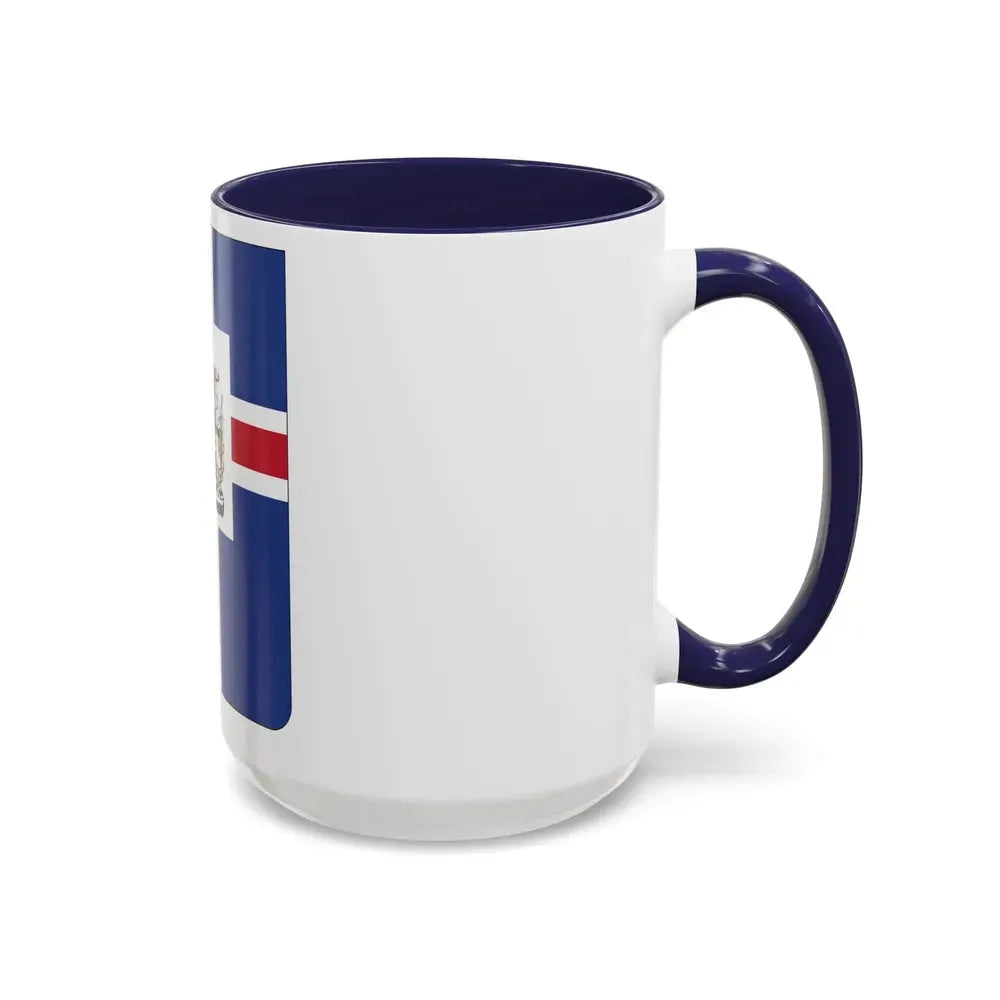 Coat of arms of the President of Iceland - Accent Coffee Mug - Go Mug Yourself