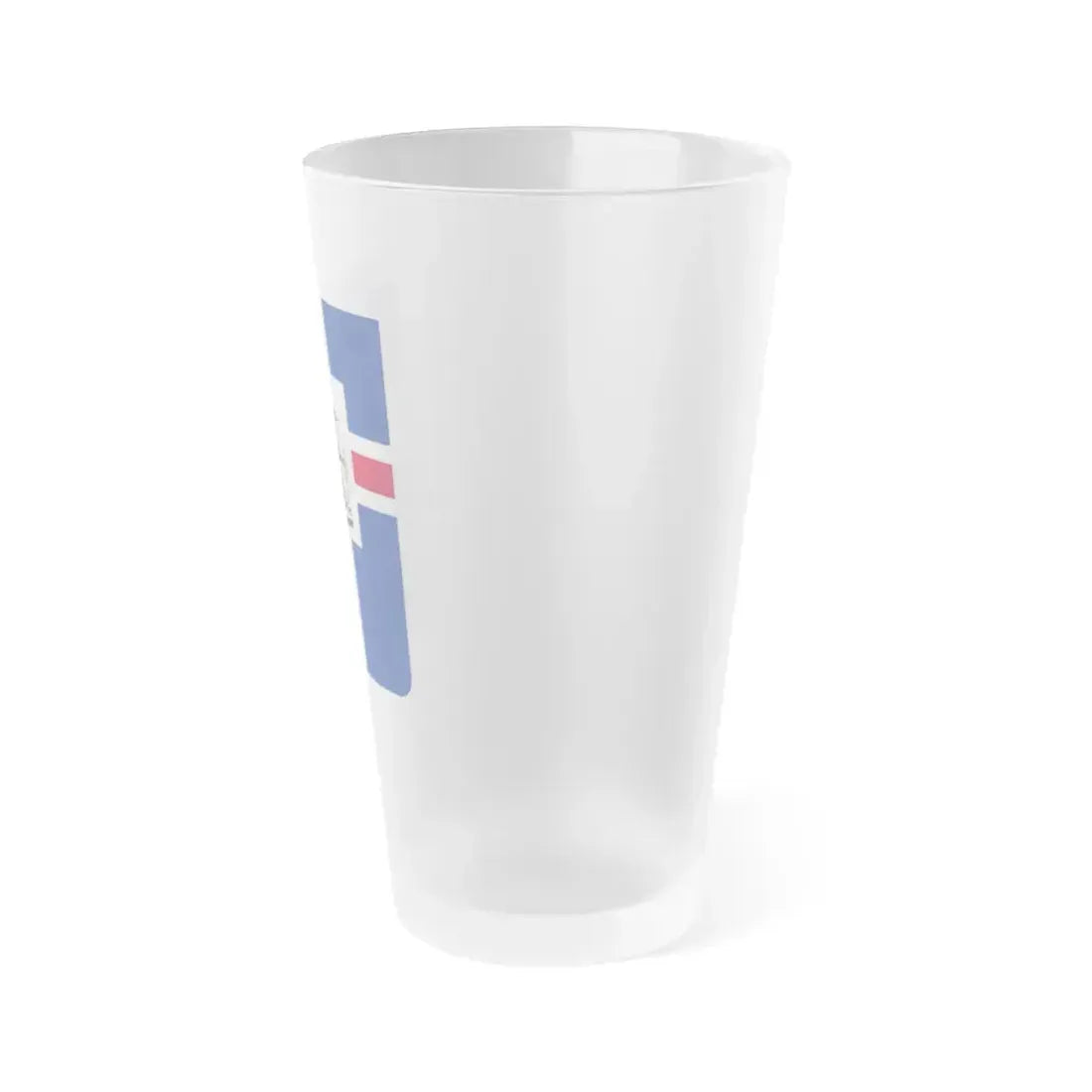 Coat of arms of the President of Iceland - Frosted Pint Glass 16oz - Go Mug Yourself