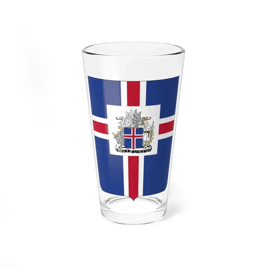 Coat of arms of the President of Iceland - Pint Glass 16oz 16oz - Go Mug Yourself