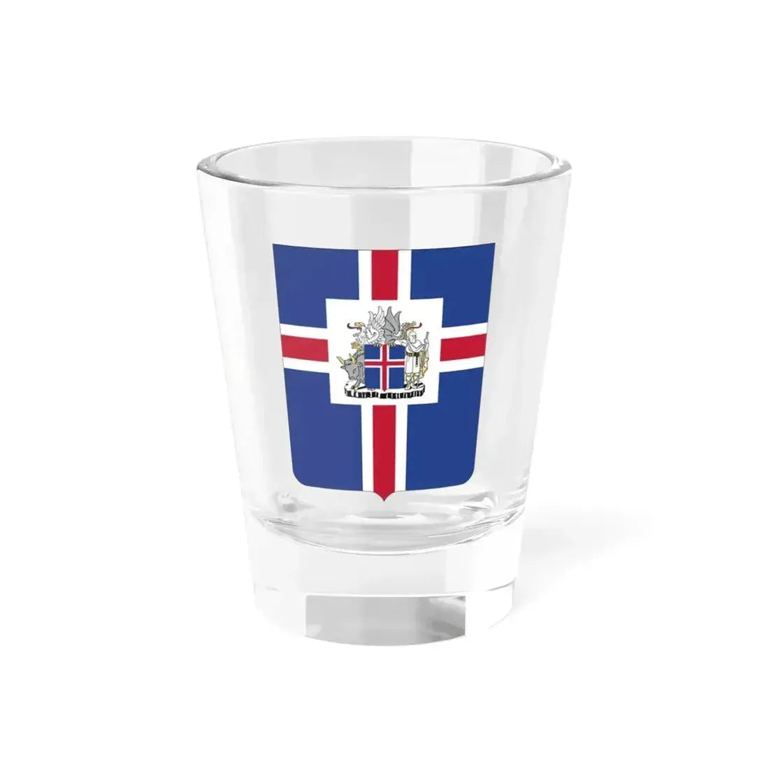 Coat of arms of the President of Iceland - Shot Glass 1.5oz 1.5oz - Go Mug Yourself