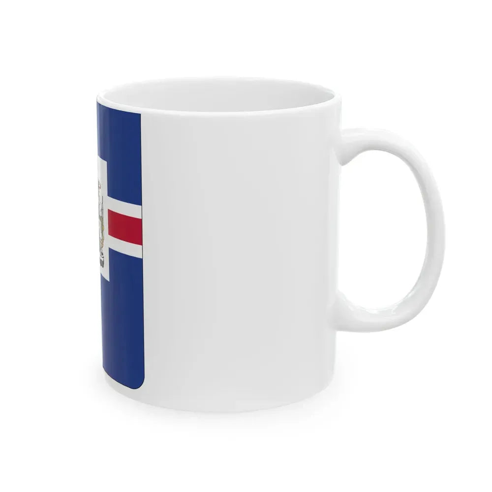 Coat of arms of the President of Iceland - White Coffee Mug - Go Mug Yourself