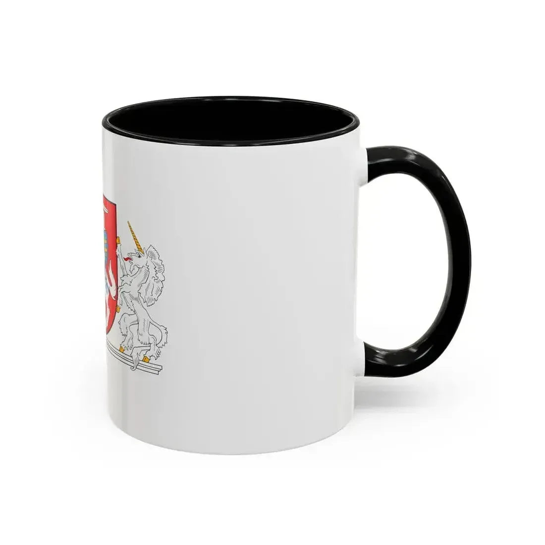 Coat of arms of the President of Lithuania - Accent Coffee Mug - Go Mug Yourself