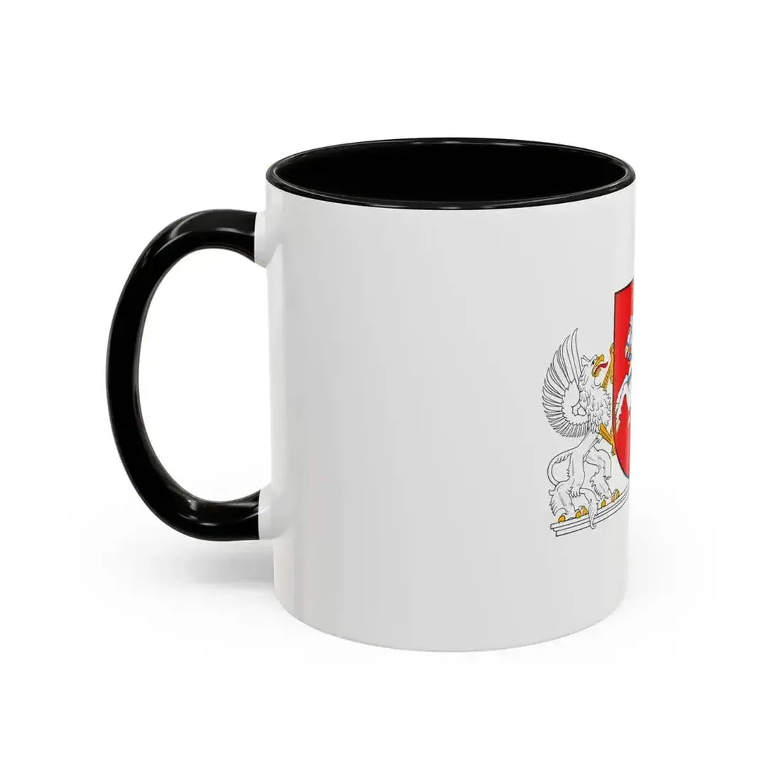 Coat of arms of the President of Lithuania - Accent Coffee Mug - Go Mug Yourself