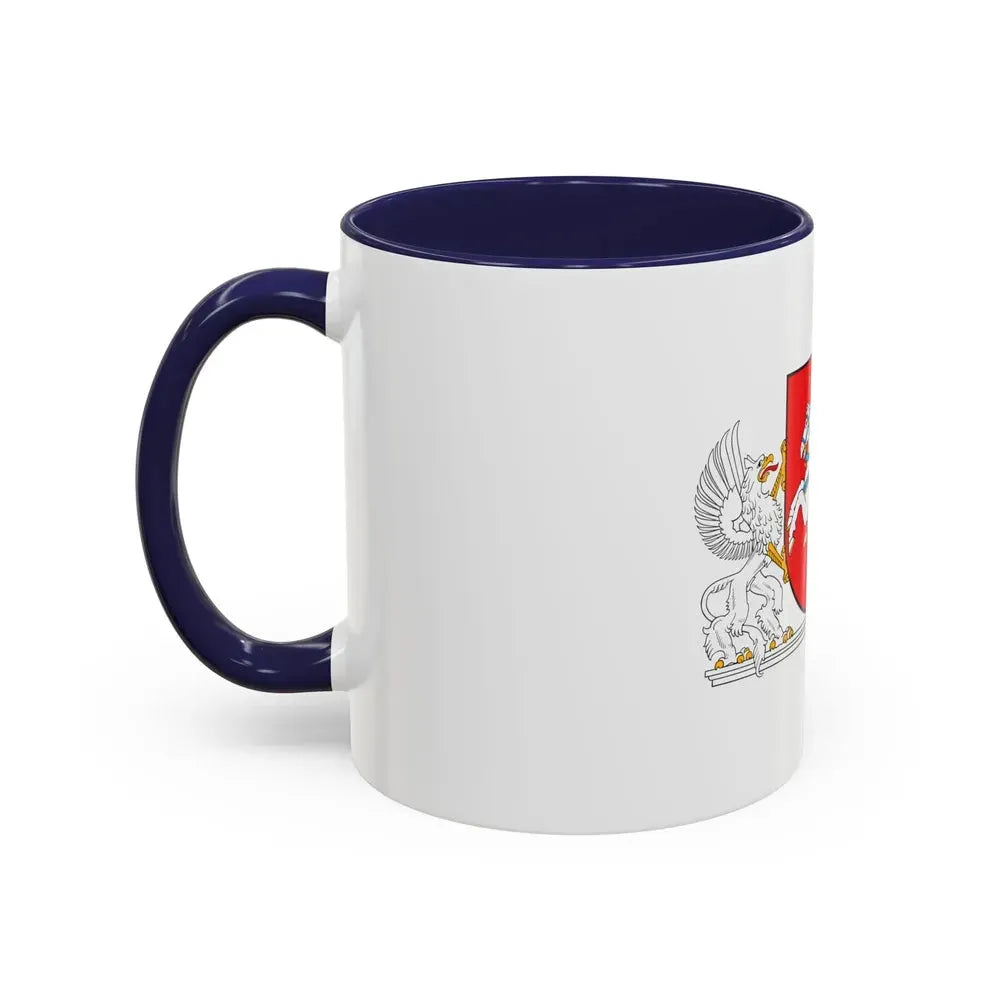 Coat of arms of the President of Lithuania - Accent Coffee Mug - Go Mug Yourself